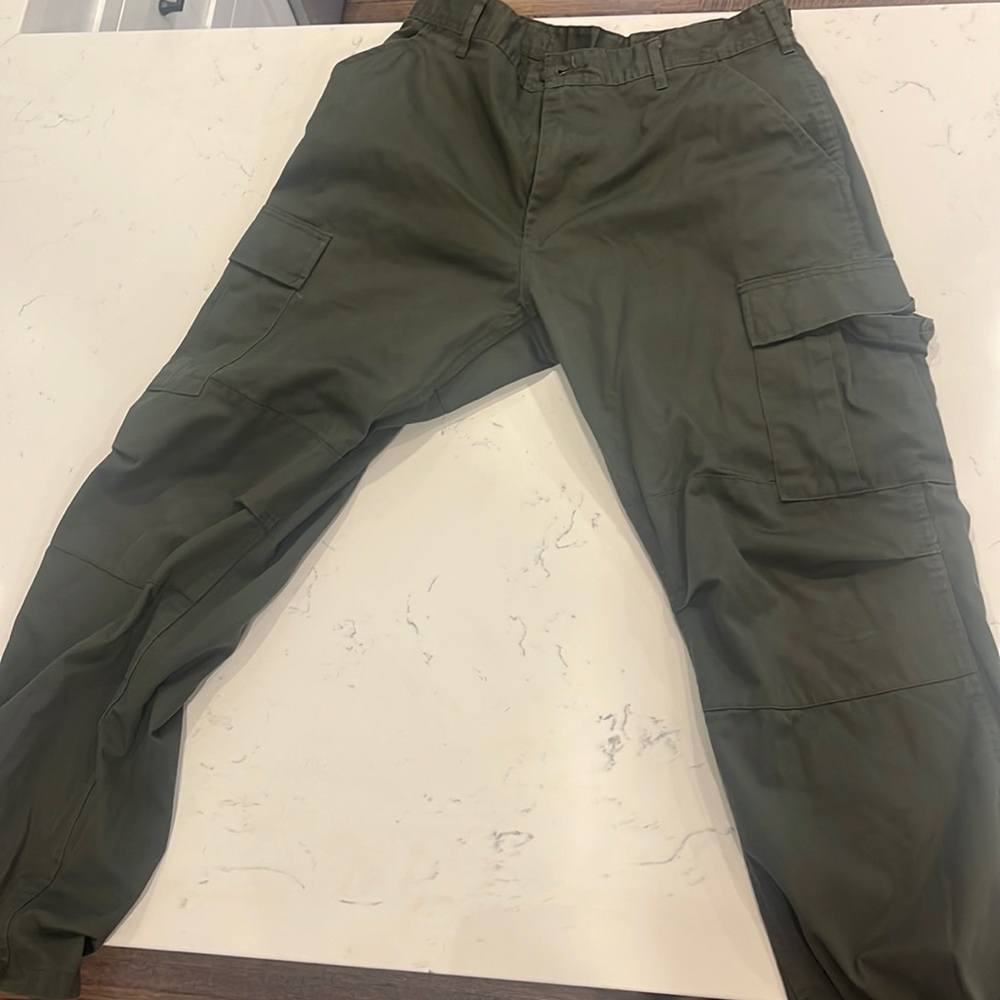 dark green cargo pants